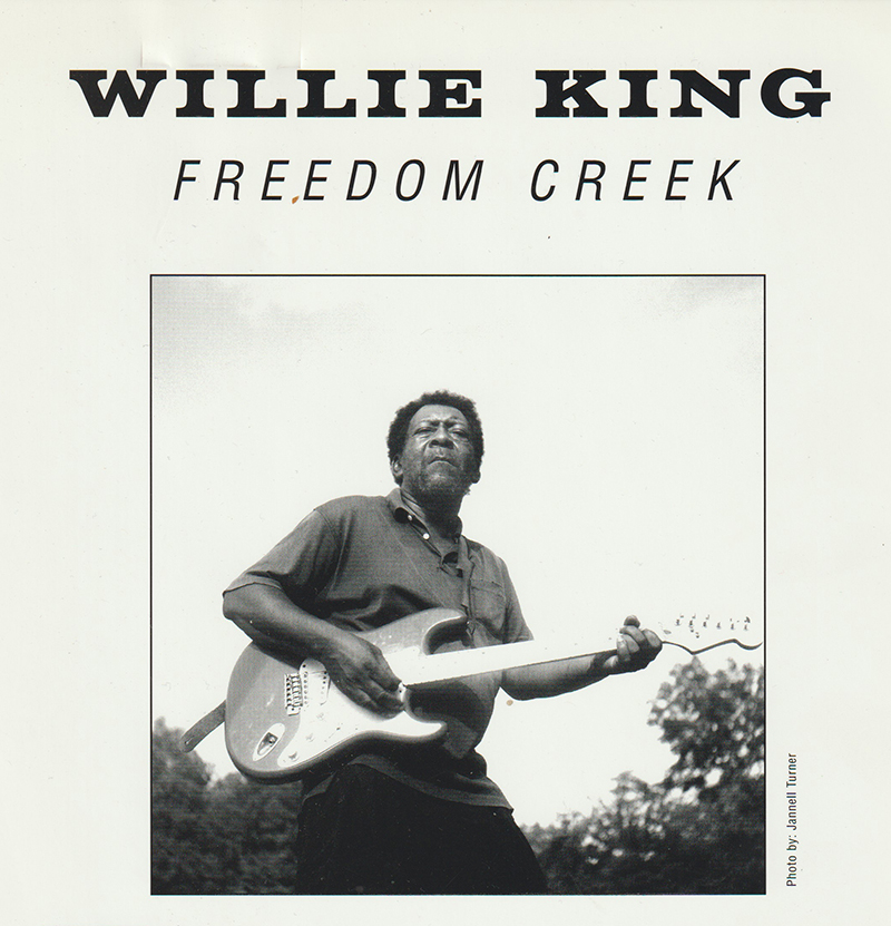 Promotional photo of Willie King for Rooster Blues Records. Photo courtesy of Jim O'Neal.